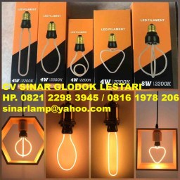 Lampu LED Filament KTS 4W dan 8W